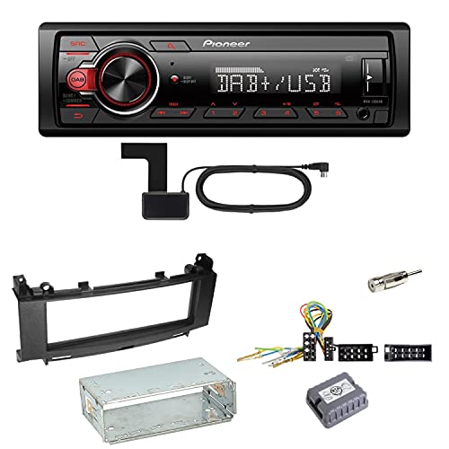 Pioneer MVH-130DAB Digitalradio USB MP3 AUX Autoradio Einbauset kompatibel mit Mercedes A B Klasse W245 W169 von ACR-Bad Hersfeld