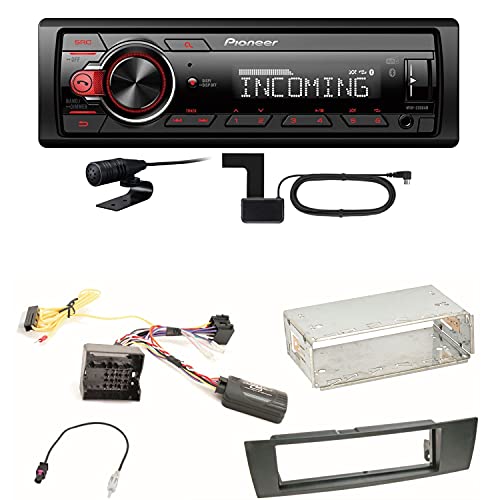 Pioneer MVH-330DAB Bluetooth Digitalradio USB AUX DAB+ Autoradio Einbauset kompatibel mit BMW E87 E81 E82 X1 E84 von ACR-Bad Hersfeld