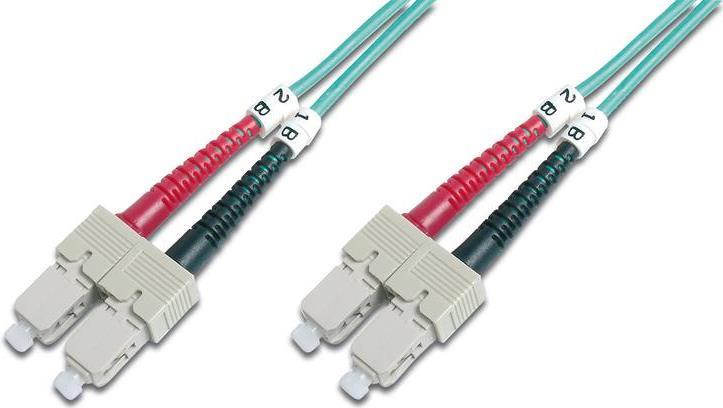 ACT 1 meter LSZH Multimode 50/125 OM4 fiber patch cable duplex with SC connectors. Sc-sc 50/125 om4 dup 1.00m (RL3701) von ACT