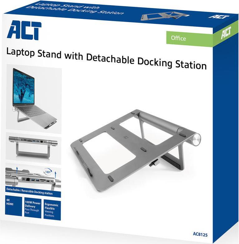 ACT AC8125 Notebook-St�nder 39,6 cm (15.6" ) Grau (AC8125) von ACT