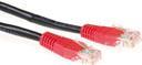 ACT CAT5E UTP cross-over patchcable black with red connectorsCAT5E UTP cross-over patchcable black with red connectors Netzwerkkabel (IB6120) von ACT