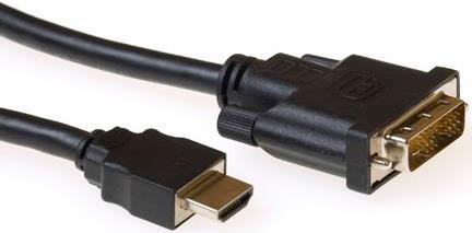 ACT Conversion cable HDMI A male to DVI-D male 1.00 m. Length: 1 m Hdmi a - dvi d sl m/m 1.00m (AK3739) von ACT