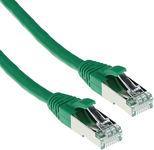 ACT Green 30 meter SFTP CAT6A patch cable snagless with RJ45 connectors. Cat6a s/ftp snagless gn 30.00m (FB6730) von ACT