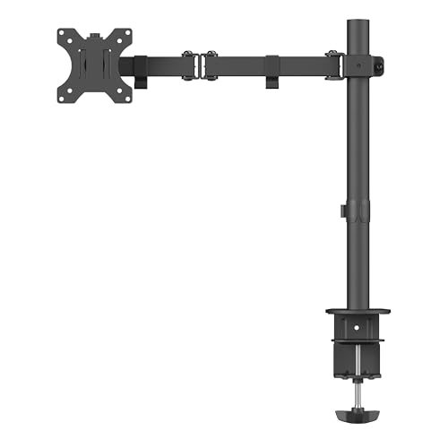 ACT Monitor Halterung SOHO, für 10-32 Zoll, VESA 75/100mm, Höhenverstellbare Monitor Arm, Neigung 180° Schwenkung 360° Drehung 360°, Belastbarkeit Max. 8KG – AC8301, Schwarz von ACT