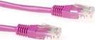 ACT Pink 1 meter U/UTP CAT6 patch cable with RJ45 connectors. Cat6 u/utp pink 1.00m (IB1801) von ACT