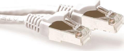 ACT White 25 meter LSZH SFTP CAT6A patch cable snagless with RJ45 connectors. Cat6a s/ftp lszh sng wh 25.00m (FB7325) von ACT