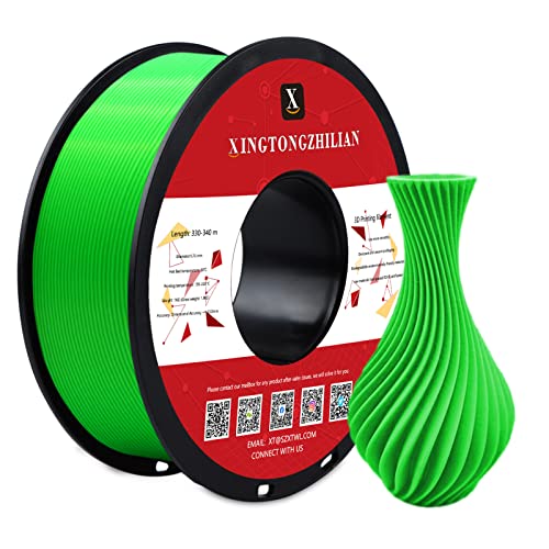 ACTIVEME Speedy PLA+ Filament 1.75mm, 3D Drucker Filament Speedy PLA+, Maßgenauigkeit +/- 0.02mm, 1KG Spule (2.2 LBS) Tangle-Free 3D Druck Filament für 3D Drucker, Speedy PLA+ Grün von ACTIVEME