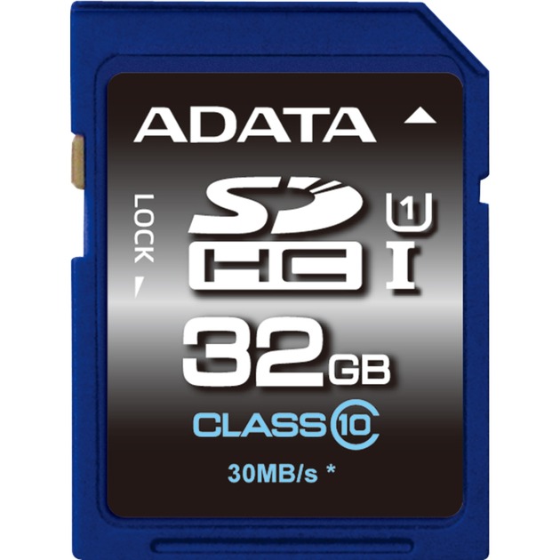Secure Digital SDHC Card UHS-I 32 GB, Speicherkarte von ADATA
