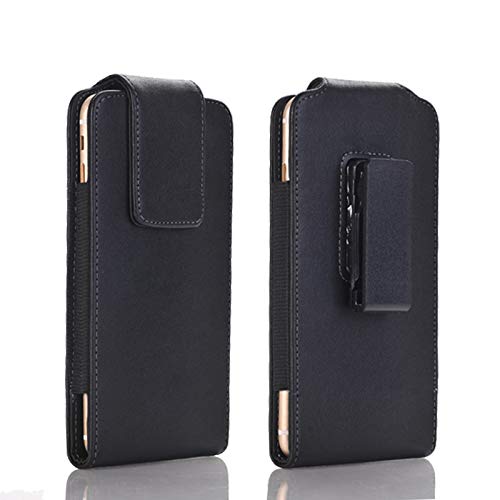 ADVDJBV Einfach zu bedienen Männer Ledergürtel Clip Holster Beutel Etui Compatible with iPhone 11 Pro, XS, 12, 12 Pro, Mobiltelefonbeutel Fallabdeckung, Magnetklappe Clip-on-Design von ADVDJBV