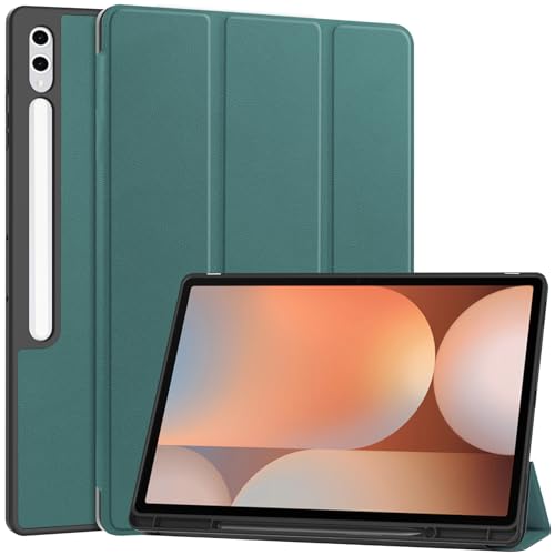 Tablet-Hülle Kompatibel mit Samsung Galaxy Tab S10 Ultra 14,6 Zoll 2024 SM-X920 Tablet-Hülle, ultradünne Hülle, automatische Wake-Sleep-Schutzhülle Compatible with Galaxy Tab S10 Ultra 5G Smart Cover von ADVDJBV