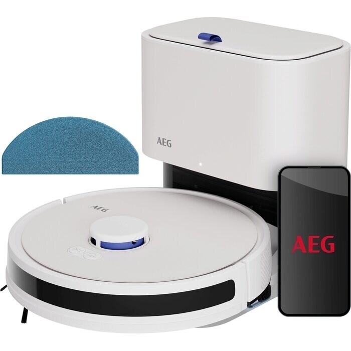 AEG 7000 Robot Vacuum Cleaner Saugroboter Lidar / Farbe: Shell White AR71UW2SW von AEG