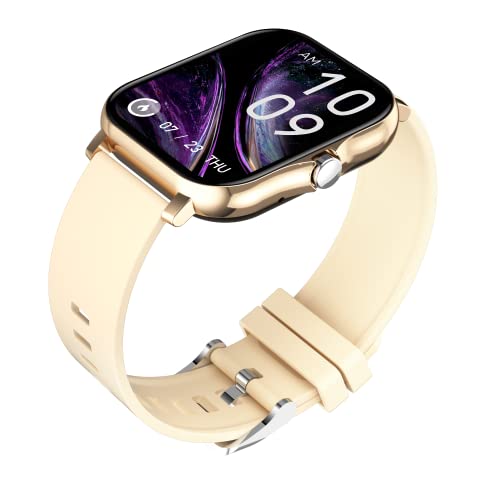 AERXHF Smartwatch für Damen und Herren (Anrufe annehmen/tätigen), 4,6 cm, Smartwatch für iOS und Android, Fitness-Tracker-Uhr IP67 wasserdicht, Herzfrequenz, Schlafüberwachung und Schritt- und von AERXHF
