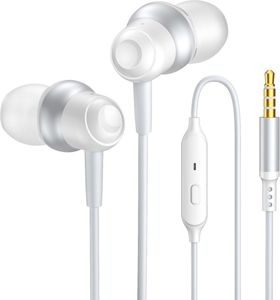 AESIGN HD Mikrofon In-Ear-Kopfhörer (TPE-Kabel mit doppellagigem Schutzdesign für Flexibilität und Haltbarkeit. Ideal für täglichen Gebrauch, strapazierfähig und bruchfest., mit Hi-Fi-Stereoklang, Hochwertigem Mikrofon und Langlebigem TPE-Kabel) von AESIGN