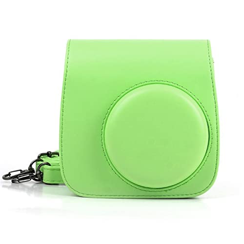 AFAKEREPPV Lederfilm-Kameras-Tasche Schutzhülle Schulterkamera Farbe Schutzhülle for Fuji Fit for Polaroid Mini 8 8+ 9 Fit for Instax PU Digitalkamerataschen(Green) von AFAKEREPPV