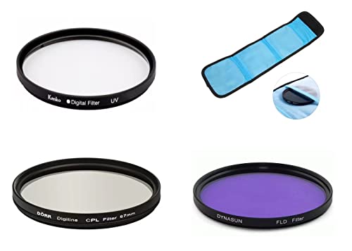 FZ3 43 mm 3-in-1 Kamera-Bundle UV-Filter CPL-Filter FLD-Filtertasche für Leica D-LUX Typ 109 Digitalkamera von AFGRAPHIC