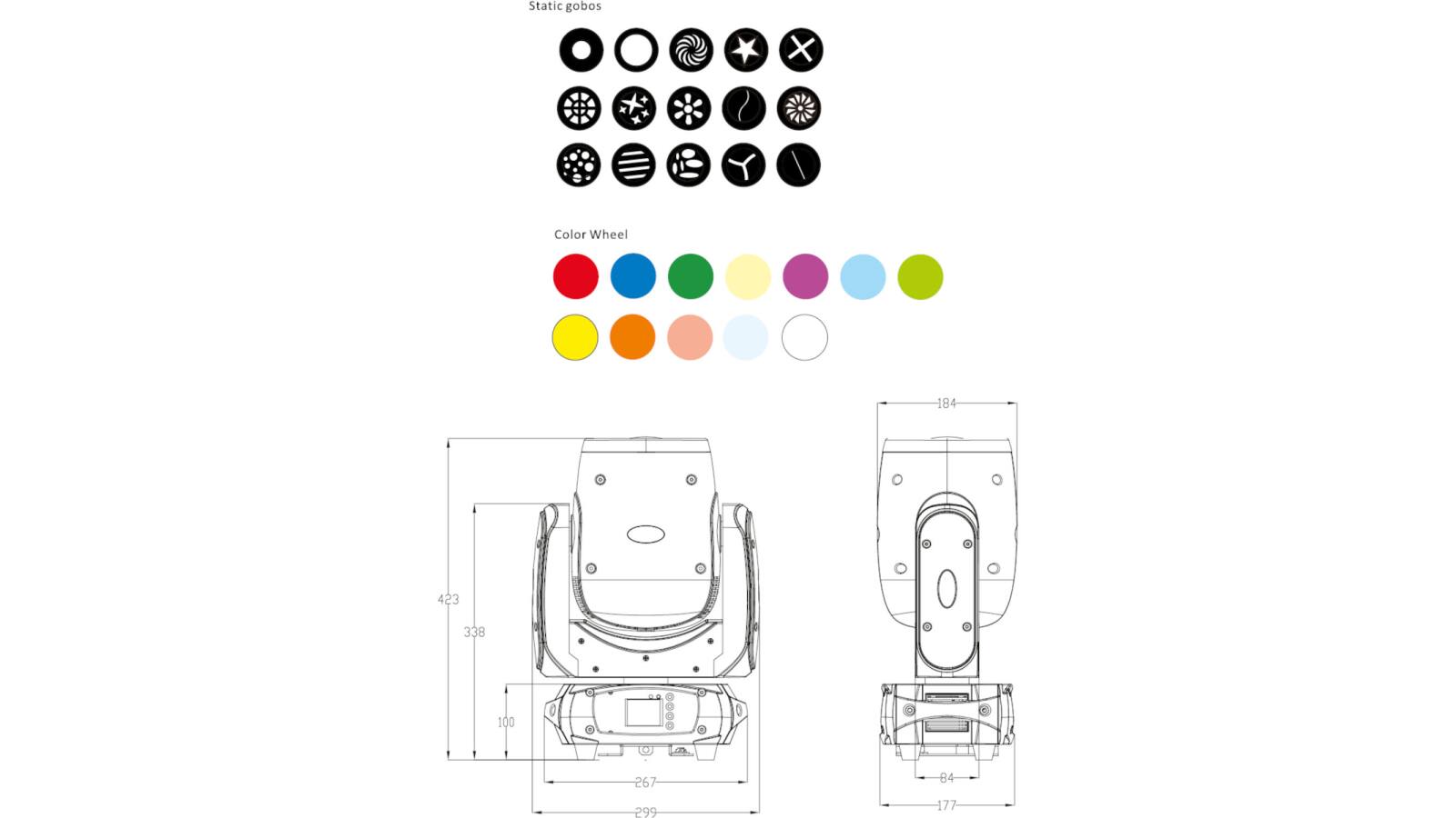 AFX Light BEAM-100LED-MKII von AFX Light