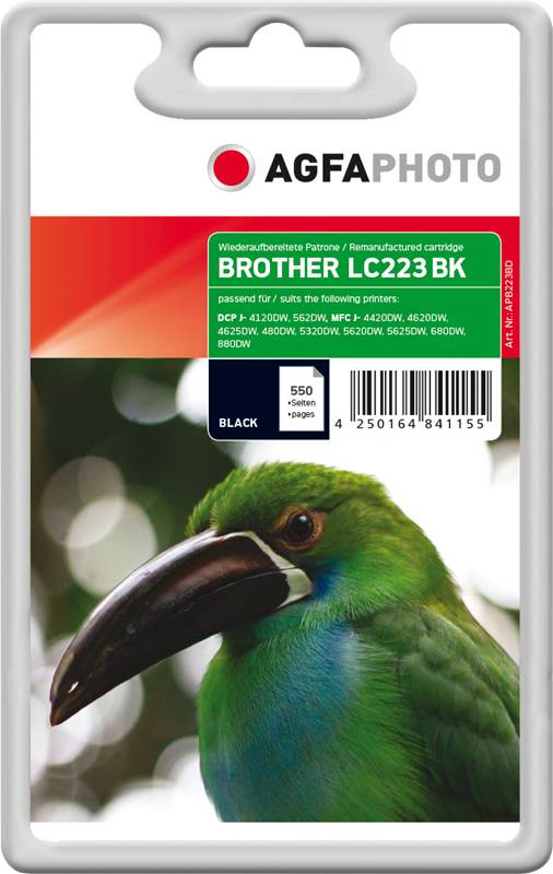 AgfaPhoto Patrone Brother APB223BD ers. LC223BK black von AGFA Photo