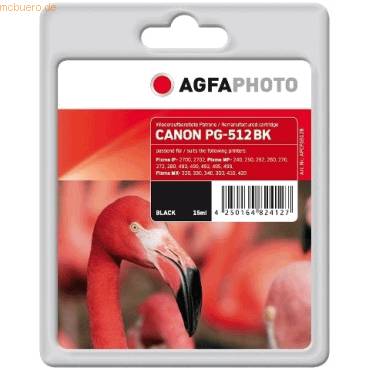 AgfaPhoto Patrone Canon APCPG512B ers. PG-512 black von AGFA Photo