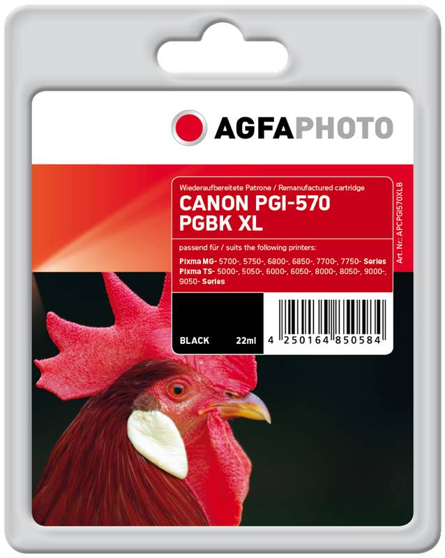 AgfaPhoto Patrone Canon APCPGI570XLB ers. PGI-570PGBK XL von AGFA Photo