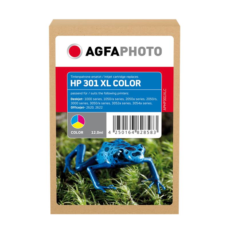 AgfaPhoto Patrone HP APHP301XLC N0.301XL CH564EE Color remanufactured von AGFA Photo