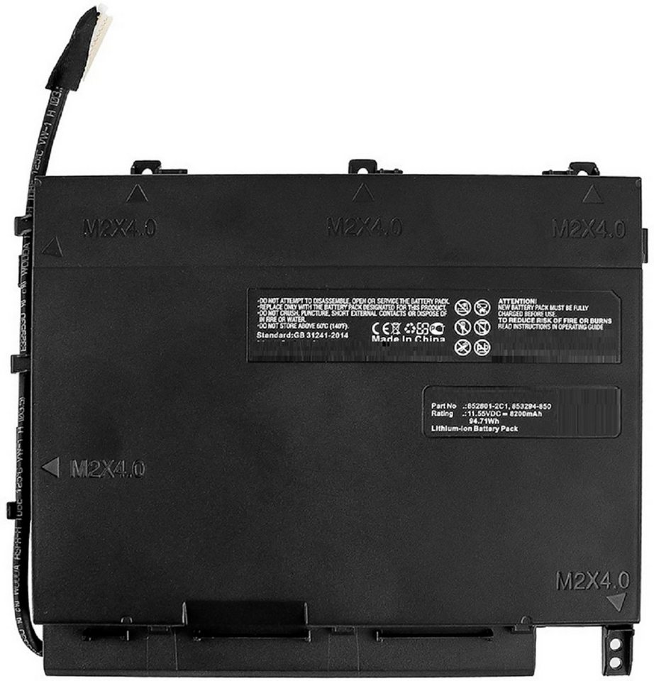 AGI Akku für Hewlett-Packard Omen 17-W240TX Li-Ion 11,55 Volt 8200 mAh sch Laptop-Akku 8200 mAh (11.55 V) von AGI