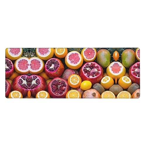 Fruit Picture-Standard Extra große Gummi-Tastaturunterlage 30,5 x 80 cm (horizontal), Mauspad, Heim-Tastatur-Pad, Büro-Schreibtischunterlage von AGrAdi