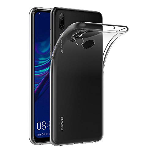 AICEK Hülle Compatible für Huawei P Smart 2019 Transparent Silikon Schutzhülle für P Smart 2019 Case Clear Durchsichtige TPU Bumper Huawei P Smart 2019 Handyhülle (6,21 Zoll) von AICEK