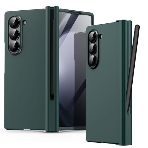 AICase Schutzhülle für Galaxy Z Fold 6, originell, integrierter Displayschutz mit S Pen Holder 360, Full Body Protection Cover für Samsung Galaxy Z Fold 6 5G Case 2024, Grün von AICase