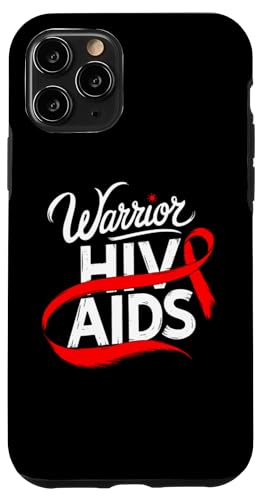 Hülle für iPhone 11 Pro HIV-AIDS-Aufklärungshemd - HIV-Kriegerhemd Aids von AIDS Awareness Red Ribbon Apparel!