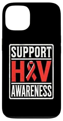 Hülle für iPhone 13 HIV AIDS Awareness Shirt – rotes Band hilft Bewusstsein von AIDS Awareness Red Ribbon Apparel!