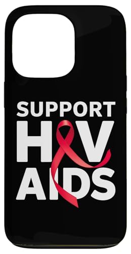 Hülle für iPhone 13 Pro HIV AIDS Awareness Shirt – rotes Band hilft Bewusstsein von AIDS Awareness Red Ribbon Apparel!