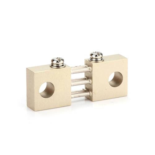 FL-19 300A 400A 500A 75mV Silber Schweißgerät Messing Widerstand DC Shunts for Aktuelle Analog Panel Meter 1Pcs(300A) von AIDUFUOD