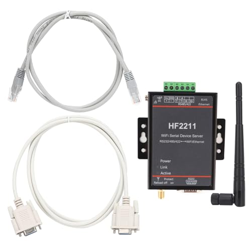 HF-2211 Serieller Netzwerkserver RS232/485/422 zu Ethernet DTU-Kommunikation, MIPS MCU, MODBUS TCP TLS, Flexible Netzwerkarchitektur von AILOOCEDI