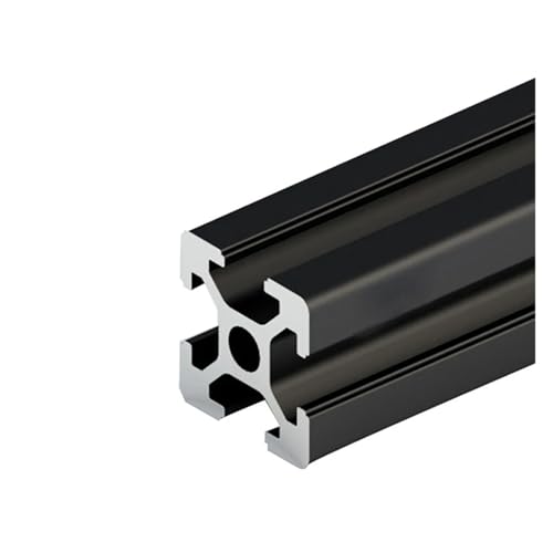 Aluminiumprofil Extrusions 2 stücke 2020 T-Slot Aluminium Profil Extrusion Rahmen Schwarz Linear Schiene for CNC 3D Drucker(900mm) von AIRUIXI