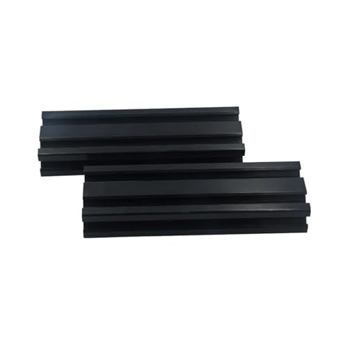 Aluminiumprofil Extrusions 4 stücke 2040 V Slot Aluminium Profil Extrusion Rahmen Schwarz 100mm-1200mm Eloxiert Linear for CNC 3D Drucker Teile(450mm) von AIRUIXI