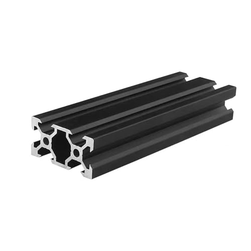 Aluminiumprofil Extrusions DHL600-1000mm 2020 2040 2060 2080 20100 Schwarz T-slot Aluminium Profile Aluminium Profile Rahmen for CNC Gravur Maschine(2080 Black 2pcs,650mm) von AIRUIXI