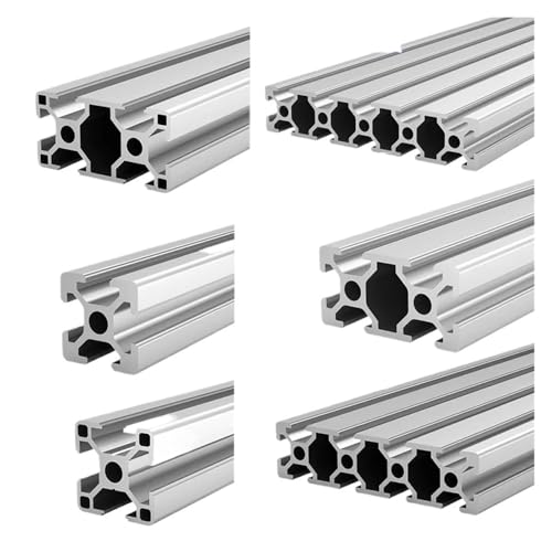 Aluminiumprofil Extrusions EU 2020 2040 2060 3030 3060 4040 2080 20 100 T-slot Aluminium Profil 100 200 500 800mm Linear schiene Extrusion CNC 3D Drucker Teile(2060,1000mm) von AIRUIXI