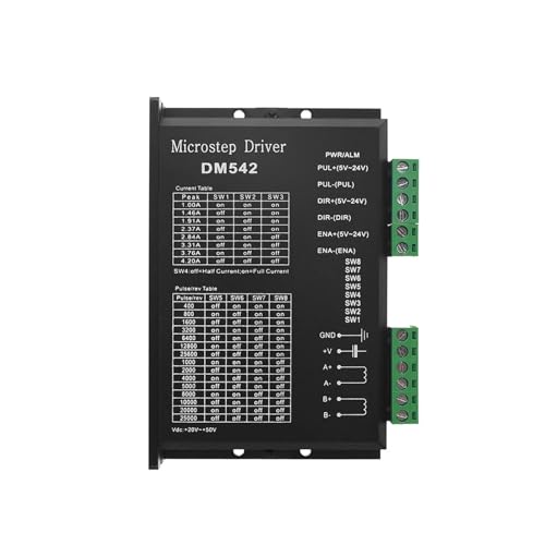 Schrittmotor-Treiber CNC Controlle DM542 Microstep Treiber Schrittmotor Controller DM556 Nema17 Nema23 128 Unterteilung DC 18-48V 4,2A for 42 57 Motor(DM542 3PCS) von AIRUIXI