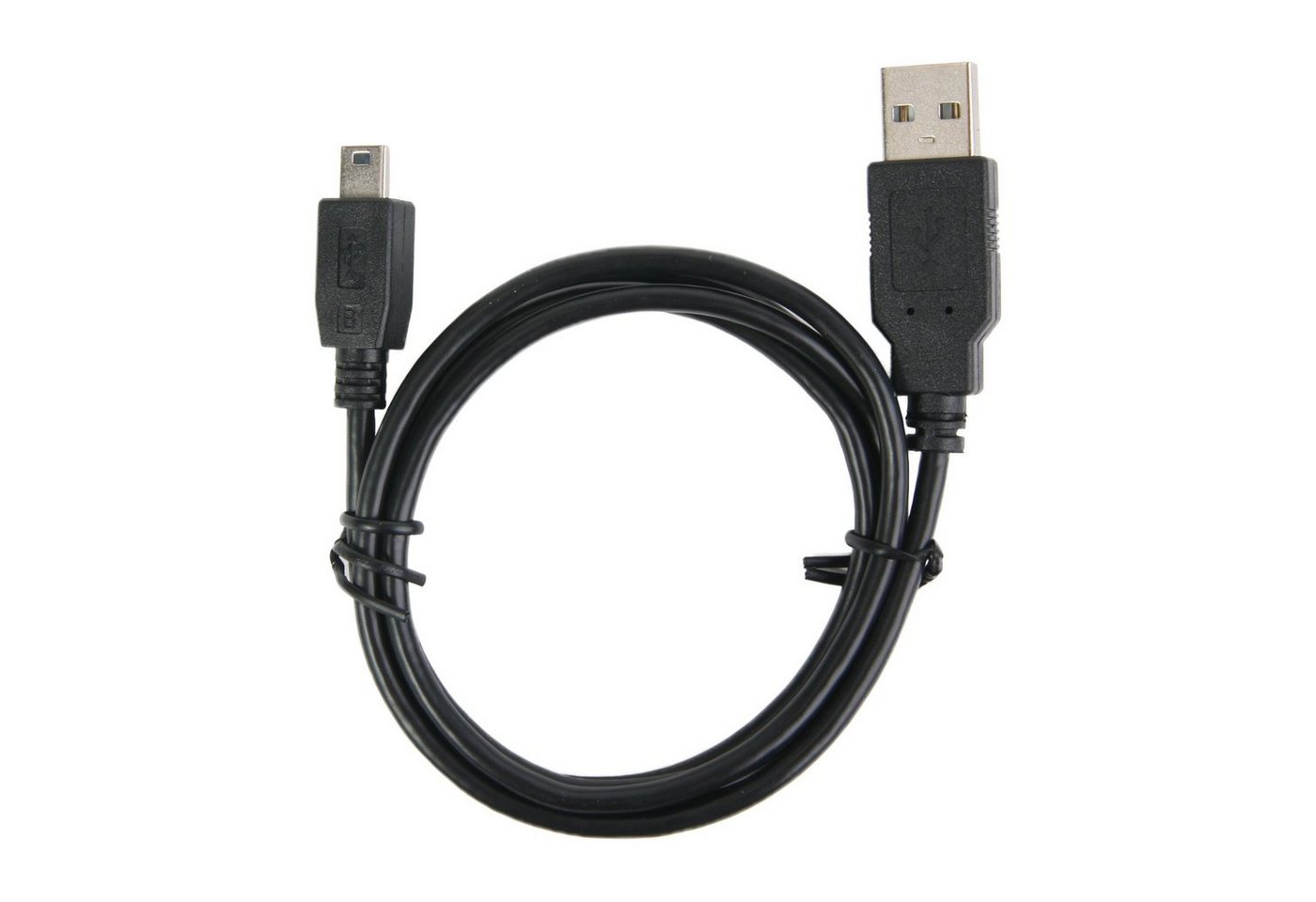 AIV 1m Mini-USB Kabel Daten-Kabel Ladekabel USB-Kabel, USB Typ A, USB Typ Mini-B, USB 2.0 Anschluss-Kabel mit Mini-B-Stecker, für PC, Tablet, Handy etc. von AIV