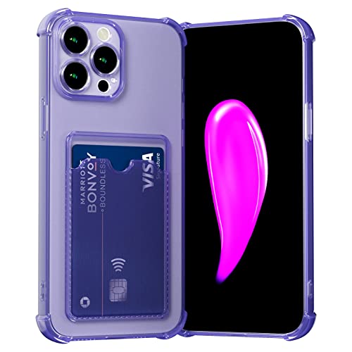 AKABEILA Hülle für iPhone X/XS Schutzhülle mit Kartenfach Transparent Silikon TPU Handyhülle Dünn Weiche Stoßfest Flexibel Handy Tasche Bumper Brieftasche Case Cover 5.8" von AKABEILA