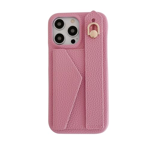 AKABEILA Kompatibel mit iPhone 16 Pro Handyhülle mit Kartenfach Brieftasch Magnetisch Verschluss Schlankes PU Leder Hülle Handschlaufe Ständer 6.3 Zoll von AKABEILA