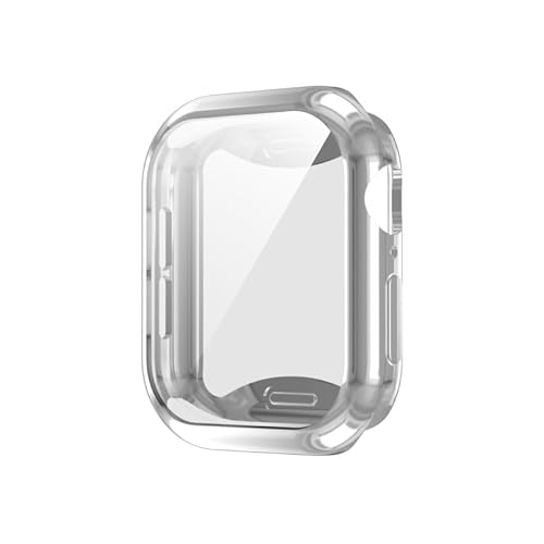AKABEILA Uhrengehäuse, kompatibel mit Apple Watch 10, 46 mm, mit Displayschutzfolie, ultradünn, kratzfest, vollständige Schutzhülle für iWatch Smartwatch, Zubehör, Silber AKABEILA Uhrengehäuse, kompatibel mit Apple Watch 10, 46 mm, mit Displayschutzfolie, ultradünn, kratzfest, vollständige Schutzhülle für iWatch Smartwatch, Zubehör, Silber von AKABEILA