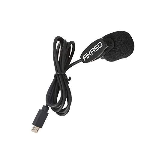 AKASO EK7000 Pro/Brave 4/Brave 4 Pro/ V50 X Action Cam Externes Mikrofon (Mirco USB) von AKASO