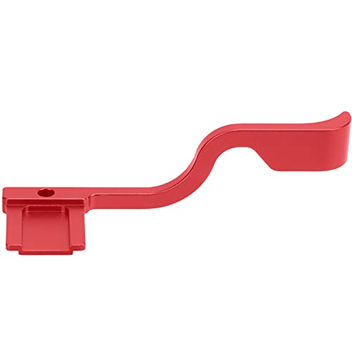 AKLOSIPY Aluminium Oy Daumen G Griff Halter Kamera Zubehör für A7R4 Schwarz Hot Shoe Mount Finger Griff für A7R4 Kamera (Rot) von AKLOSIPY