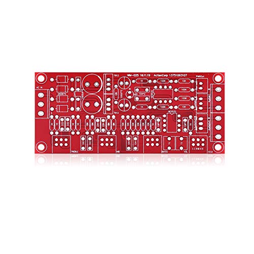 HiFi Preamp NE5532 Board Kit - AC 2V -Verstärker mit OP -Amp -IC -Sockel für Philes (Verstreute Teileknopf) von AKLOSIPY