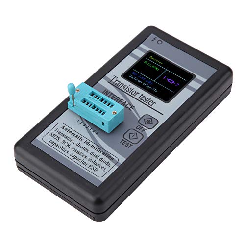 M328 Multifunktionaler Transistortester mit LCD-Display Zum Testen von Transistoren 0,5 Ω 50 MΩ Digitaler Transistortester für Elektroniktests von AKLOSIPY