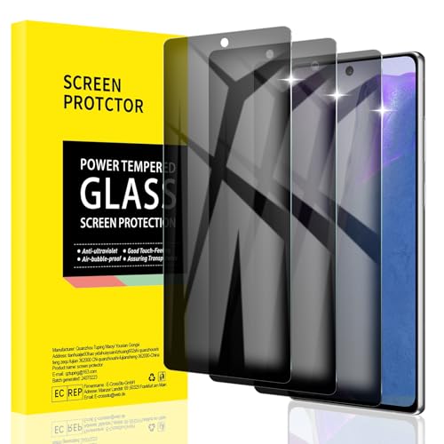 AKLPP [3 Pack] Sichtschutz Schutzfolie für Samsung Galaxy Note 20, Anti-Spy Panzerglasfolie Zubehör, Privater Schutz, Anti-Kratzen, Hüllenfreundlich, Blasenfrei, 9H Härte von AKLPP