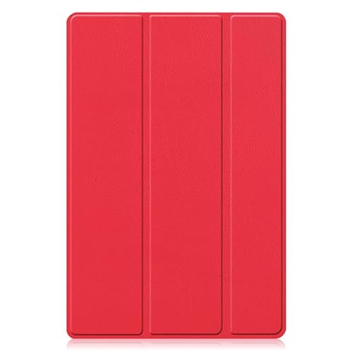 AKLiSa Hülle für Samsung Tab A8 10.5 Zoll Tablet Schutzhülle, SM-X200 X205 E-Book Reader Advanced PU Ultradünne Leichte Cover (Rot) von AKLiSa