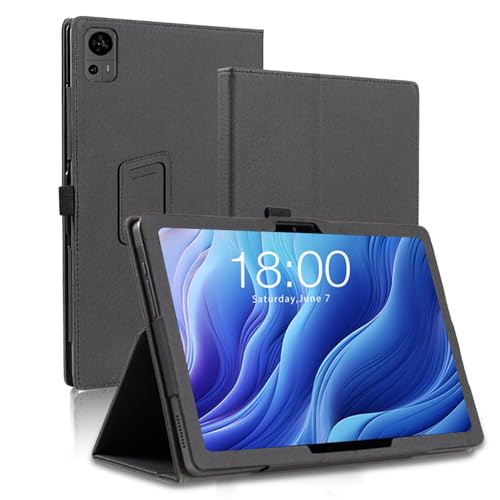 AKNICI Tablet Hülle für TECLAST T60 Tablet Android 13 12 Zoll, PU Leder Abdeckung Klappständer Case Cover Schutzhülle mit Handschlaufe Magnet für TECLAST T60 von AKNICI