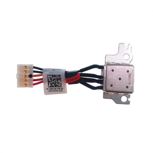 AKUYAO DC-In Power Jack Kabel Kabelbaum Ersatz für Dell Chromebook 11 3180 3181 3189 Latitude 3189 3190 3190 2-IN-1 CAV00 DC30100ZI00 DC30100ZR00 DC30100ZS00 XNJ46 0XNJ46 Ladeanschluss von AKUYAO